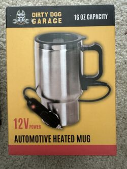 Dirty Dog Auto Heated 12 Volt Mug 16oz Capacity