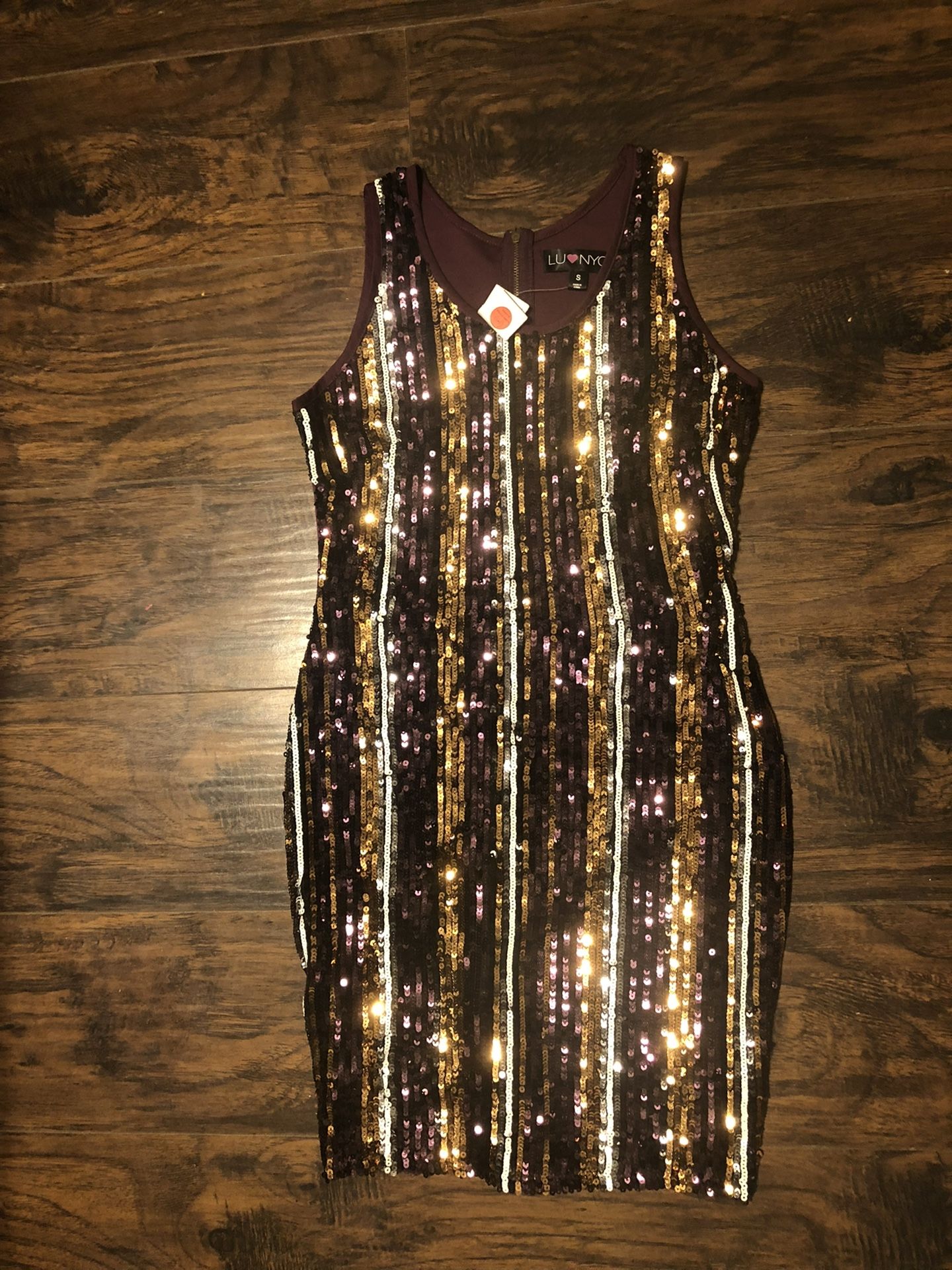 Size Small Sequin Dress Brand New With Tag