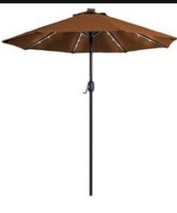 Patio Umbrella With LED Lights
