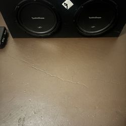 Rockford Fosgate “speaker And Amp “