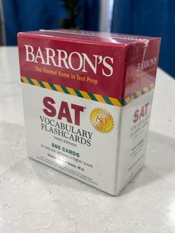SAT practice flash cards