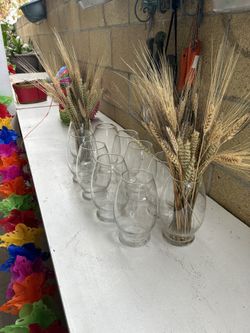 10 Vases de Vidrio