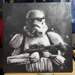Storm trooper Canvas Poster 23in x 23in