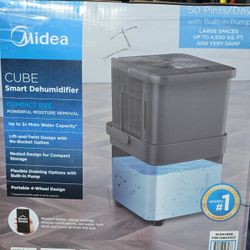 50 pt. Cube Dehumidifier with Pump up to 4,500 sq. ft. Most Efficient for Basement or Bedroom in Gray