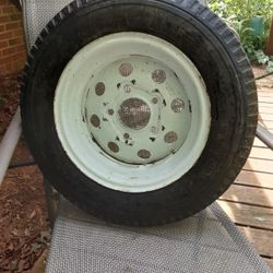 RV/Trailer Spare Tire And Rim
