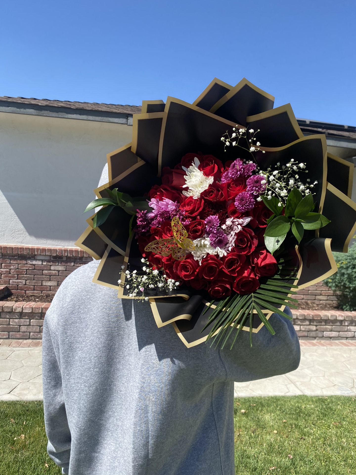 Ramo Buchón 50 Rosas 