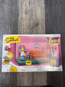 The Simpsons-Homer figure with living room set