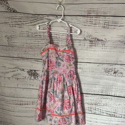 Girls Floral Pink Dress from cat&jack size medium 7/8