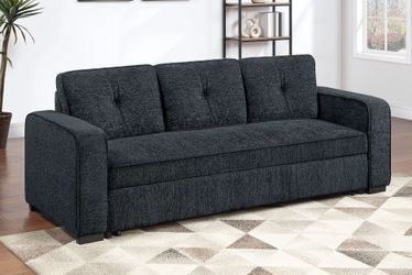 F7121 - Convertible Sofa - Black Color