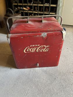 Antique Coca Cola Cooler