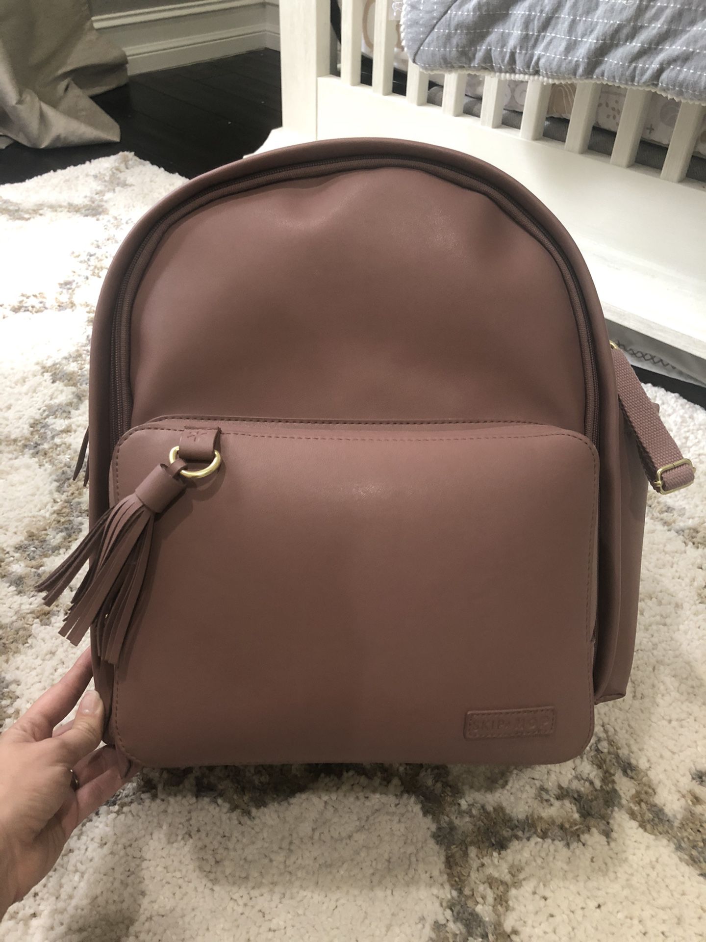 Skip hop pink backpack (diaper bag)