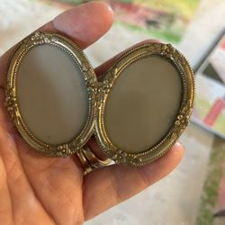 Vintage Miniature Double Frame 