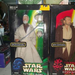 3 Star Wars Large Size Action Figures VINTAGE CHEAP