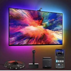 Govee Envisual TV LED Backlight with Camera, RGBIC Wi-Fi TV Backlights for 55-65 inch TVs, Works with Alexa & Google Assistant, App Control, Music Syn