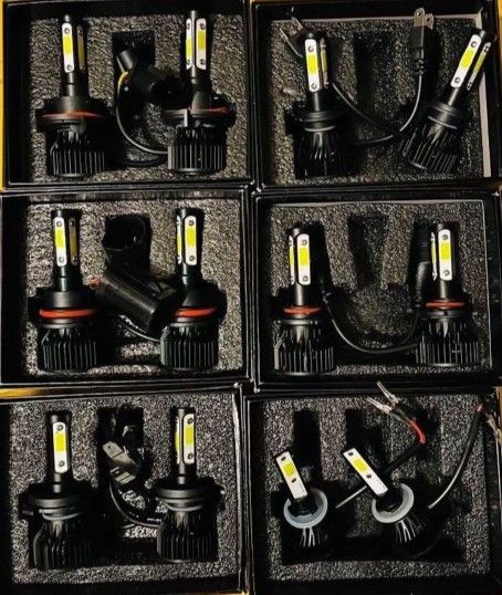 H11 H8 H9 9006 Hb3 9005 Hb4 H13 9007 H1 9004 H4 880 LED Bulbs Bombillas Focos Luces Chevy Gmc Ford Toyota Dodge Honda Chevrolet 