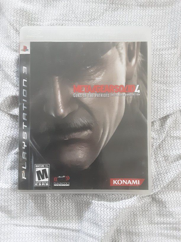 Ps3 Metal Gear Solid 4