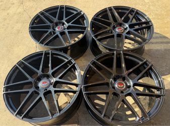 24” Curva C300 Gloss Black Wheels fit Range Rover Land Rover Defender