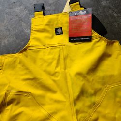 Carhartt hot sale rain bibs