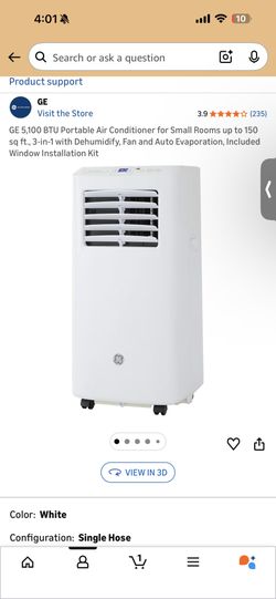 GE 5,100 BTU Portable Air Conditioner