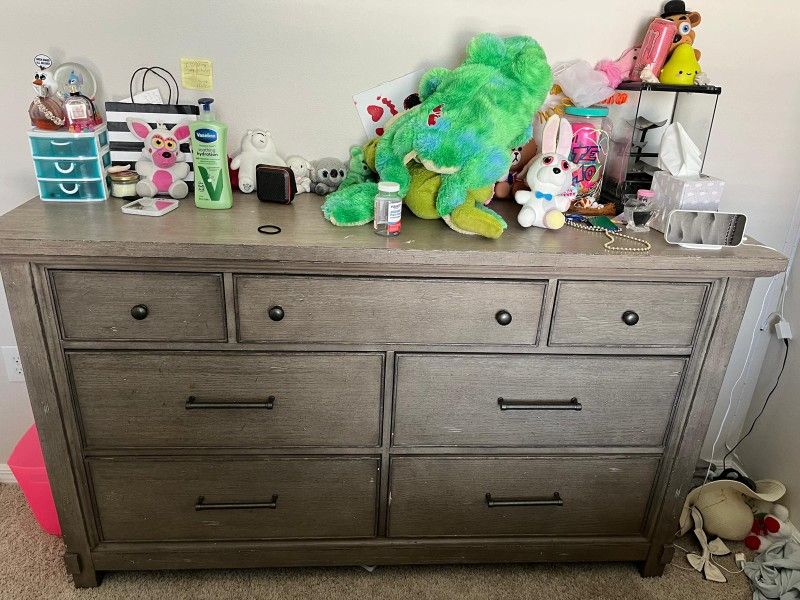 Dresser And Mirror