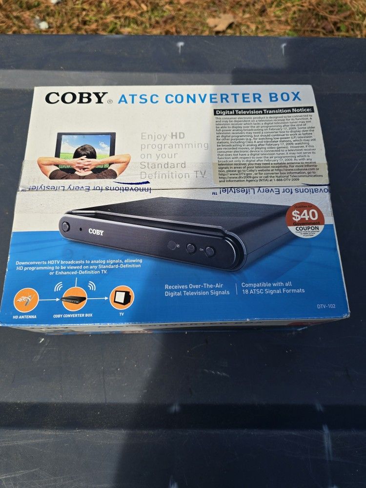 Coby DTV102 ATSC Converter Box