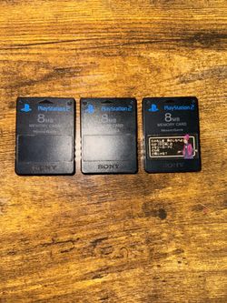 PlayStation 2 Original Memory Cards