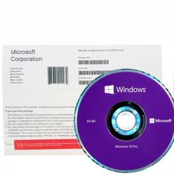 NEW Windows 10 Pro 64-Bit Installation DVD with Genuine License Product Key