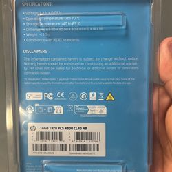 HP Laptop DDR5 4800MHz 16 Gb Ram