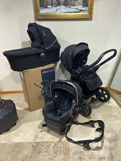 Nuna Mixx Stroller With Car Seat And Bassinet