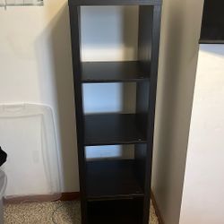 Black 4 Cube Shelf 