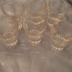Vintage Federal shot glasses. 10 available. 