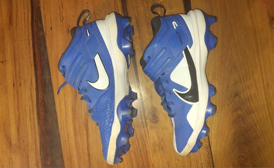 Blue Nike Cleats 