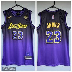 Lakers LeBron James Jersey S M L XL XXL 
