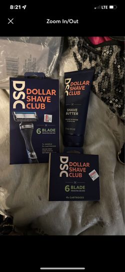 Mens dollar shave club shaving/personal cosmetics care lot bundle nwt