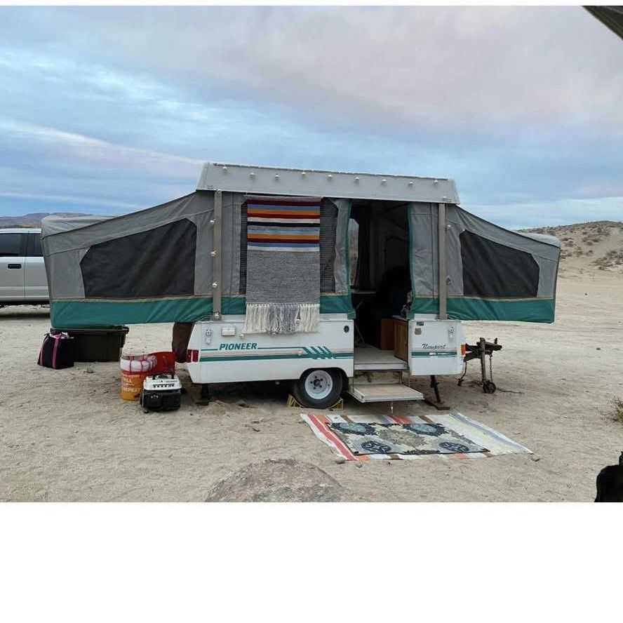 pop up camper colem 1993