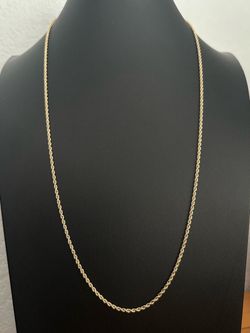 10kt Gold Rope Chain / Cadena Torzal de Oro 10kt
