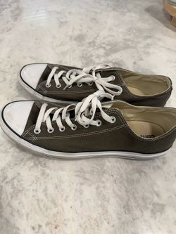 Men’s Green Converse Low Tops - Size 13