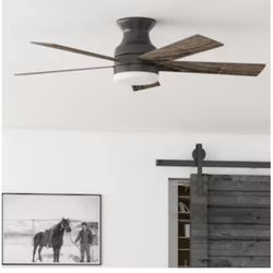 Harbor Freeze 52-inch Low Profile Ceiling Fan with LED Light with Remote Control
