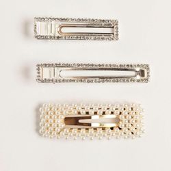 Hair Brooches-Set Of Three- Brand New