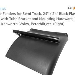 Poly Quarter Fenders for Semi Truck,
