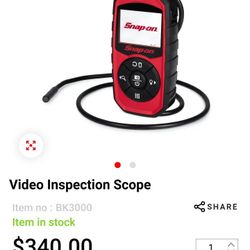 New Snap On Video Inspection Scope Camera