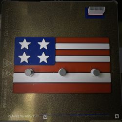 Key Holder American Flag 