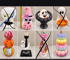 👋🎃 Hi, everyone! Happy Friday! 👻😂  decorations, 2–3 feet tall, with different prices. 🎃  Interested in one? 👀 Send me a private message for the