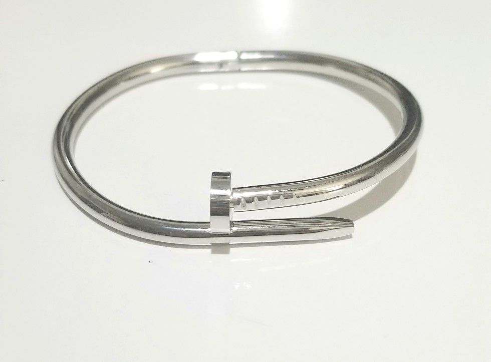 Cartier nail bangle bracelet silver