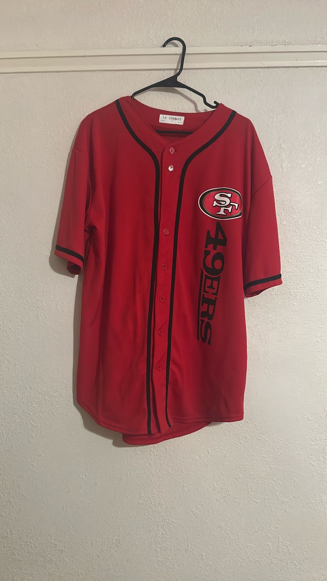 San Francisco 49Ers Men’s Size XL Baseball  Jersey
