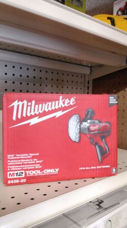 Milwaukee M12 Variable Speed Polisher/Sander 2438-20 (TOOL ONLY)