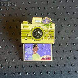 BoxLunch - Tiana - Princess Instant Camera - Mystery - Slider Disney Pin C2