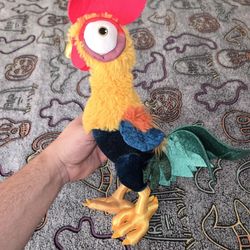 Official Disney Store Hei Hei Plush Rooster Chicken HeiHei Moana 12"  Chicken