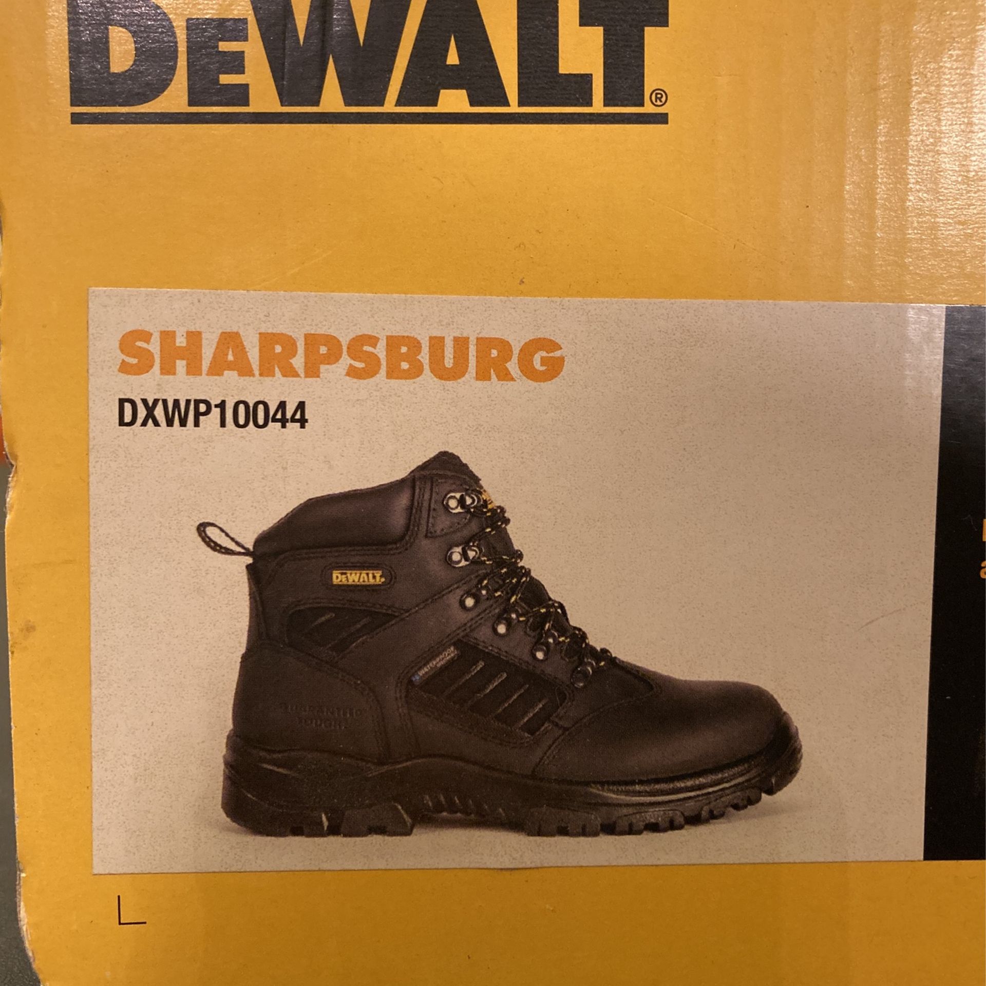 DeWalt Sharpsburg DXWP10044 Steel Toe Work Boots Size