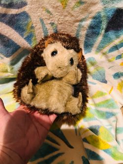 Folkmanis Puppet Hedgehog Hand Puppet Plush